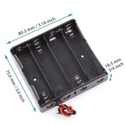 Pojemnik koszyk na ogniwa 18650 4S 16,8V