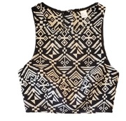 H&M Crop Top na lato Krótka dopasowana bluzka Rozmiar XS 34