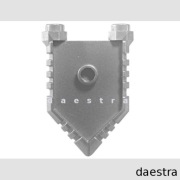 LEGO Nexo Knighst 22408 TARCZA PIĘCIOKĄTNA srebrny/Flat Silver