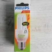 Philips świetlówka energooszczędna 6W E14