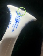 Dwa wazoniki ze starej chińskiej porcelany