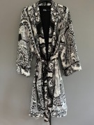Kimono satynowe ZARA rozm M-L