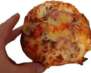 Pizzetka mini Pizza z pieczarki cebula szynka WENECJA 150g prostokątna