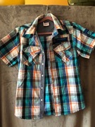 koszula w kratę 158/164 jak nowa