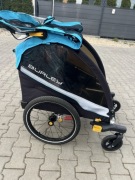 Podwójna przyczepka rowerowa /wózek 2w 1 Burley D’lite X