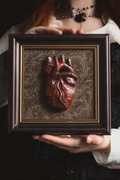 Gotycka Ramka z Anatomicznym Sercem Goth Dark Academia