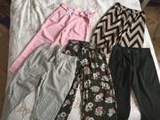 5x spodnie rozmiar 38 M, Zara, YSL, Undiz, Boohoo