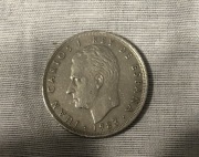Stara moneta Hiszpania 25 PTAS