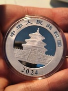 Chińska Panda 30 gramów Srebra 2024