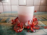 świecznik z ozdbnymi kwiatkami CUDO bordo