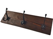 Wieszak wiszący LOFT drewniany 50 cm