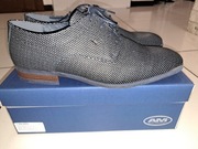 Półbuty męskie granatowe Deichmann rozm. 45 Nowe!