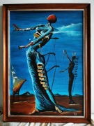 "Płonąca żyrafa" Salvador Dali - kopia