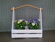 Skrzynka drewniana osłonka na kwiaty