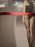 ekskluzywne rajstopy lux line cienkie czarne ze szwem roz.4 . Marilyn 