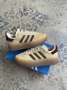 Buty damskie Adidas gazelle bold indoor musztardowe skórzane 36.5 22.5cm