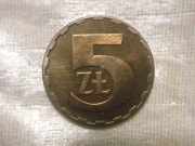 5 zł 1984 mennicza z rulonu NBP