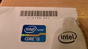 Naklejka sticker procesor Intel Inside CORE i5