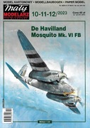 Mały Modelarz 10-11-12 2023 MOSQUITO 1:33 model 
