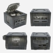 Obudowa bitfunx do gamecube dol-001 i dol 101 czarna transparentna nowa