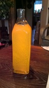 Pomarańczowa malowana butla (623)