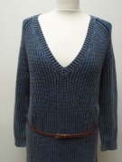 Michael Kors dzianinowa sukienka + pasek bawełna M