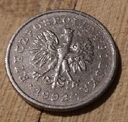 Stara moneta 1 zł 1992 rok