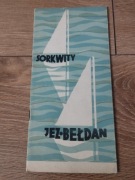 Mapa jezioro bełdany PRL