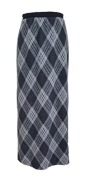 Vintage skirt maxi spódnica w kratkę retro archive alternative L