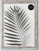 Ramka na Zdjęcia A4 Efekt Drewna Ramka 21x30 Biało-Brązowa