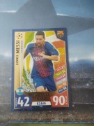 Topps match attax champions league 2017/2018 Leo Messi hat trick hero 