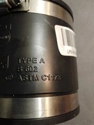 AquaForte elastomer PCW, elastyczna mufa, Ø 90 mm