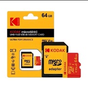 Micro SD 64GB karta pamięci marki Kodak U3 V30 