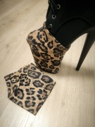 Ochraniacze na buty Exotic / Pole Dance – 10 cm NOWE - HOT Panterka