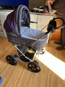 Wózek 3w1 na pasach pompowane koła