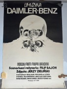 Limuzyna Daimler-Benz. Oryginalny plakat filmowy. J. Erol
