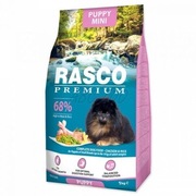 Rasco Premium Puppy Mini, 1kg, chicken & Rice, sucha karma dla psa