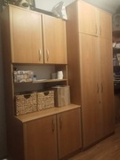 Szafa z nadstawką i regałem