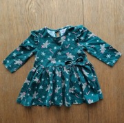 bawelniana sukieneczka  rozmiar  68/74cm