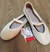 Baleriny Zara r. 31 nowe skóra naturalna 