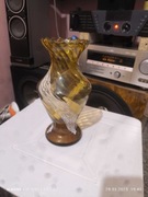 Wazon Huta Szkła Laura Tarnów PRL