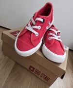 Big Star czerwone trampki tenisówki buty na wiosnę wsuwane r. 24 = 15,8 cm