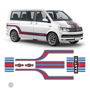 Zestaw naklejek Martini VW T4 T5 multivan vivaro trafic ducato caravelle