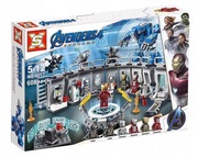 KLOCKI KONSTRUKCYJNE AVENGERS IRON MAN ZBROJE 608 EL.