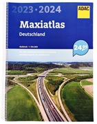 Niemcy 1:150 000. Atlas samochodowy MAXI. ADAC   2024-2025