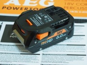 AEG 18v 6ah PRO bateria akumulator Ridgid Germany 