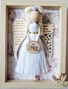 Pamiątka Komunii Anioł ramka