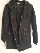 Czarna kurtka typu parka Marks & Spencer