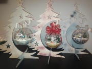 Bombka 3D Boże Narodzenie ręcznie robione Handmade