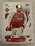 MATCH ATTAX UCL 2025/26 2026 40 ETHAN NWANERI ARSENAL LONDYN